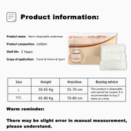 Disposable Underwear Men Boxer Brief Panties Women 100% Cotton Underwear Travel Men And Women Separa