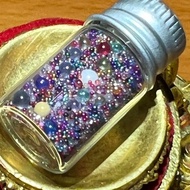 49 kinds of colorful color mixture plus X sarira r49种七彩混色释加X舍利子一瓶约5000颗 供舍利塔嘎乌5.5