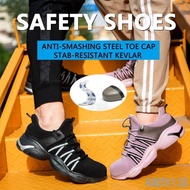 Safety Shoes Safety Boots Steel Toe-toe Anti-slip Construction Site Shoes Men's Work Safety Shoes Steel Toe Men's Casual Boots Anti-puncture Safety Shoes Breathable Sports Shoes Ke