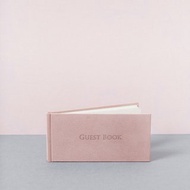 婚禮留言簿 - SUEDE 21x9 - 復古風格浮雕精裝留言簿