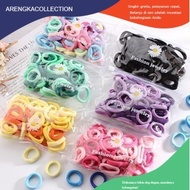 ACC Colorful MINI Donut Hair Ties 50 pcs Children's Hair Ties Getah Rambut Budak Perempuan Ikat Ramb