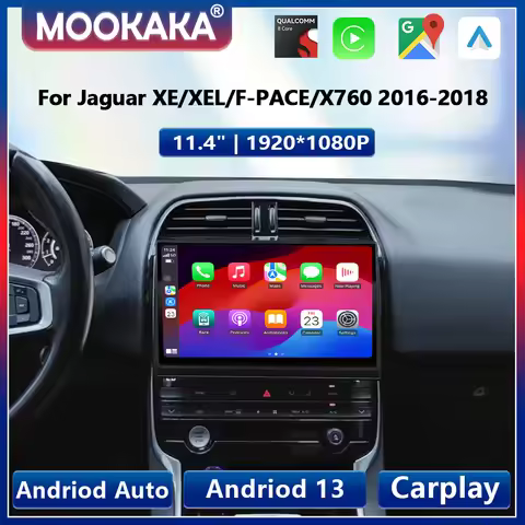 11.6"Android 13.0 Retains Original Car OEM Menu Media Player For Jaguar XE/XEL/F-PACE/X760 2016-2018