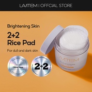 Lavitem Rice Brightening Pad 2+2 (rice extracts ampoule 50%, essence pad, calming pad, rice toner pa