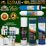 RO Water Filter Refill or Filter Replacement Set for RO Water System / Reverse Osmosis Water Filtrat