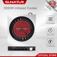 SUNATUR Infrared Ceramic Cooker 3500W Induction Cooker Commercial Series Electric Stove Induction Ho