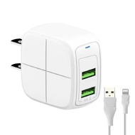 Pengisi daya ponsel 18W Adaptor pengisi daya ponsel USB Set universal pengisian daya super cepat Dil