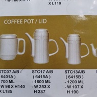 Claytan Ceramic Teapot 1600ml