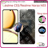 Anti-peeping tempered film for Realme C53/ Realme Narzo N53/ Realme C51/ realme C60/ realme c61