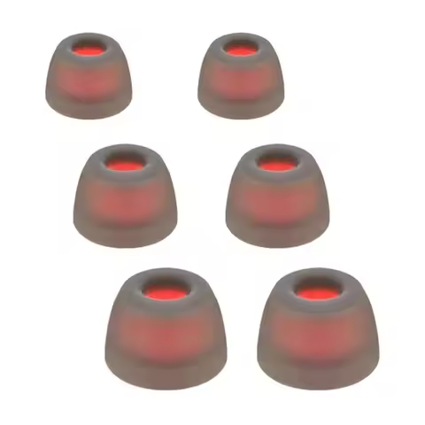 6pcs Silicone Ear Tips Earbuds for JBL T230NC TWS / JBL Live Pro + In-ear Earphones Replacement Soft