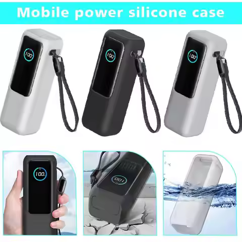 For Anker Zolo 165W Mobile Power Silicone Case Portable Power Bank Protective Cover Portable Travel 