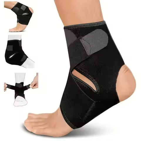 Adjustable Ankle Brace Breathable & Comfortable Elastic Ankle Support Sleeve Running Basketball Voll