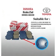 100% Original Front Brake Pad Toyota Land Cruiser V8 FZJ100 FZJ105 HDJ100 HDJ101 HZJ105 Lexus LX470 