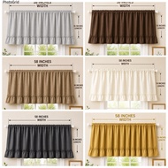 Plain Valance Curtain 16inches length * 58 inches width