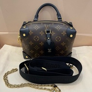 LV 路易威登 Petite Malle Souple八角軟盒手提包斜挎包 金扣