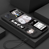 Casing OPPO A72 5G A73 5G A53 5G A74 A95 4G Silicone Phone Case Straight Edge Soft Shell TPU Protect