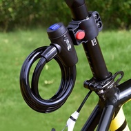 楚乔旅行装备 锁山地自行车锁电瓶单车密码便携式防盗锁头链条锁 自行车锁0.9米