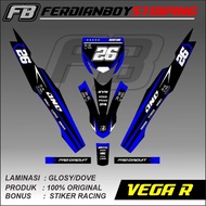 BL STICKER Decal Duck Sticker RBT/GTX VEGA R NEW RBT Bebek Motorcycle Striping Sticker Latest Modifi