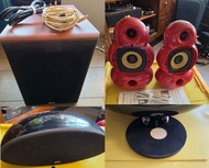 Magnat Powered subwoofer + KEF 前置+ Minipod speaker 一對 一套不散賣