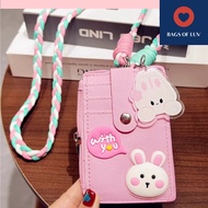 Student Kids Teenager Card Holder School Pass ID Card Cover Card Storage Cover Card Access Flashpay Ezlink Card Holder W