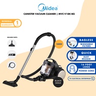 Midea Bagless Vacuum Cleaner with HEPA Filter Washable Filter 1800W MVC-V18K-BG