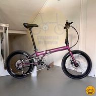 😈 Fnhon Storm 22” 𝗠𝗥𝗧/𝗕𝘂𝘀-𝗳𝗿𝗶𝗲𝗻𝗱𝗹𝘆 Purple Folding Bicycle Foldable Bike Shimano Crius Fold Dahon