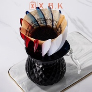 X.B.K Coffee Filter Cup Suitable For V60 Drip Coffee Filter Resin Water Lily Shape 12 Lotus Petals R