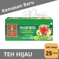TEH CELUP CAP BOTOL HIJAU ISI 25 TEABAGS TEH HIJAU MELATI TEH MELATI TEH HIJAU TEH CELUP TEH CELUP C