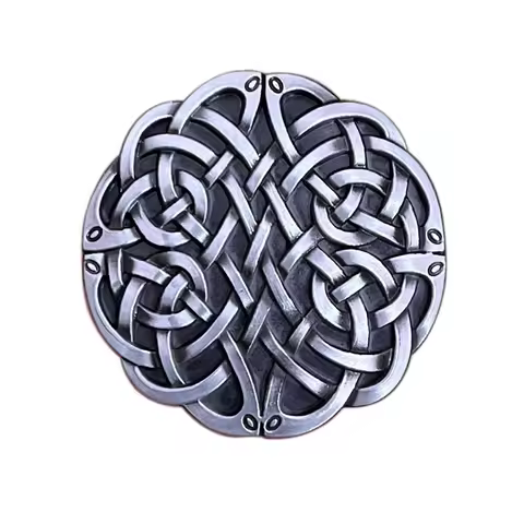Celtic belt buckle Western style
