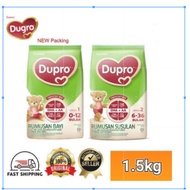 DUMEX Dupro Step 1 0-12Bulan , Dupro Step 2 6-36Bulan ( 1.5kg ) FOR 1 PACK