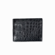 Wallet กระเป๋าสตางค์แบบพับสั้น สีดำ ซับในสีน้ำเงิน 1 ใบ