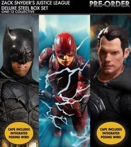 【多金魚】全新 MEZCO DC 1/12 Zack Snyder's 導演版 正義聯盟 超人 蝙蝠俠 閃電俠 套組