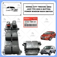 35750-TM8-J01 Honda City TMO, Jazz, CRV SWA, Stream 2009 Power Window Main Switch 6 Button
