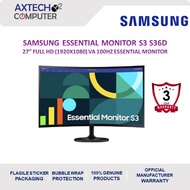 Samsung Essential S3 S36D LS27D360GAEXXS 27" FHD 100Hz VA Monitor ( DS, HDMI, 3 Yrs Wrty )