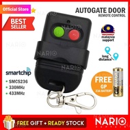 NARIO Malaysia Autogate Door Remote Control Key Duplicator SMC5326 330Mhz 433Mhz DIP Switch Auto Gate Controller FREE Battery