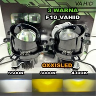 Foglamp Biled 3 inch Vahid F10 3 Colors Premium Quality Cut off Biled 3 inch Vahid Foglamp Car.