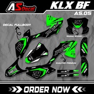 Decal Sticker Trail KLX 150 BF Fullbody - Decal Sticker KLX BF/G/EXTREME Simple Cool Design AS 25.05
