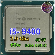 ซีพียู CPU Intel Core i5-9400 6คอ6เทรด 65W LGA 1151v2 ฟรีซิลิโคน1ซอง i5 9400
