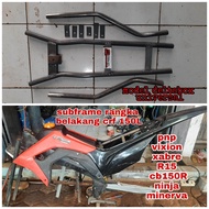 subframe trail supermotto atau  rangka belakang model crf 150 l   pnp vixion old new  xabre r15 cb15