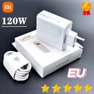 Xiaomi Original Charger 120W 67W 33W Fast Charge Charger EU Wall Gan Charge Adapter USB Type C Cable