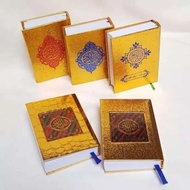 Al Quran Gold Cover Pocket Size A7 Al Quran Souvenir