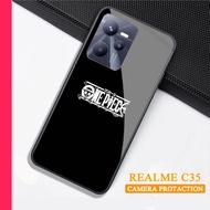 Softcase Glass Kaca REALME C35 - Casing hp REALME C35 [ S53 ].