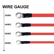 ஐ 8 4 2 AWG Car Jumper Starter Cable Na May Lug Awg 6 Wire 12V Motorcycle Power Parallel Batte