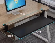 ⌨️ Keyboard Mouse Under Table Sliding Tray Clamp on Adjustable BLACK NEW 全新 鍵盤托架 黑 🖱️