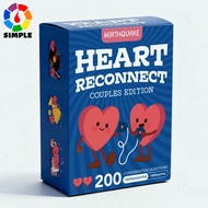 Heart Reconnect Couples Edition Card Game – 200 Conversation Starter Questions