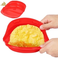 2Pcs Silicone Omelette Maker Foldable Microwave Omelette Maker Food Grade Microwave Omelette Pan Portable Microwave Egg Cooker  SHOPSBC4334