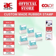 Cop Nama Custom Made AE Flash | Cop Getah Flash Pra-Dakwat | Cop Syarikat | Cop Pembuatan Khas Nama 