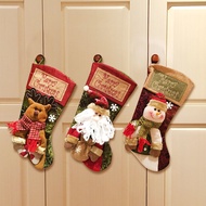 SG shipment Christmas Ornaments Children's Indoor Cute Socks Bedside Christmas Stockings Gift Bag La