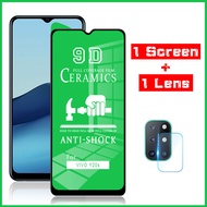 2 IN 1 New 9D Full Cover Soft Ceramic Film Screen Protector + Camera Screen Protector For VIVO v25e V20 Se V21e S1 Pro Y16 Y02S Y22s Y35 Y77 Y16 Y72 Y31s Y33s Y51a Y11 Y12i Y12a Y20s Y20i Y12s Y15 Y17 Y19 Y30 Y30i Y31 Y50 Y51 Y91i Y93 Y95 Y91C 2020