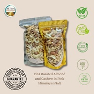 2in1 Roasted Almond and Cashew in Pink Himalayan Salt