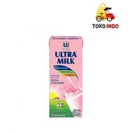 Ultra Sterilized UHT Milk Slim Strawberry 250ml